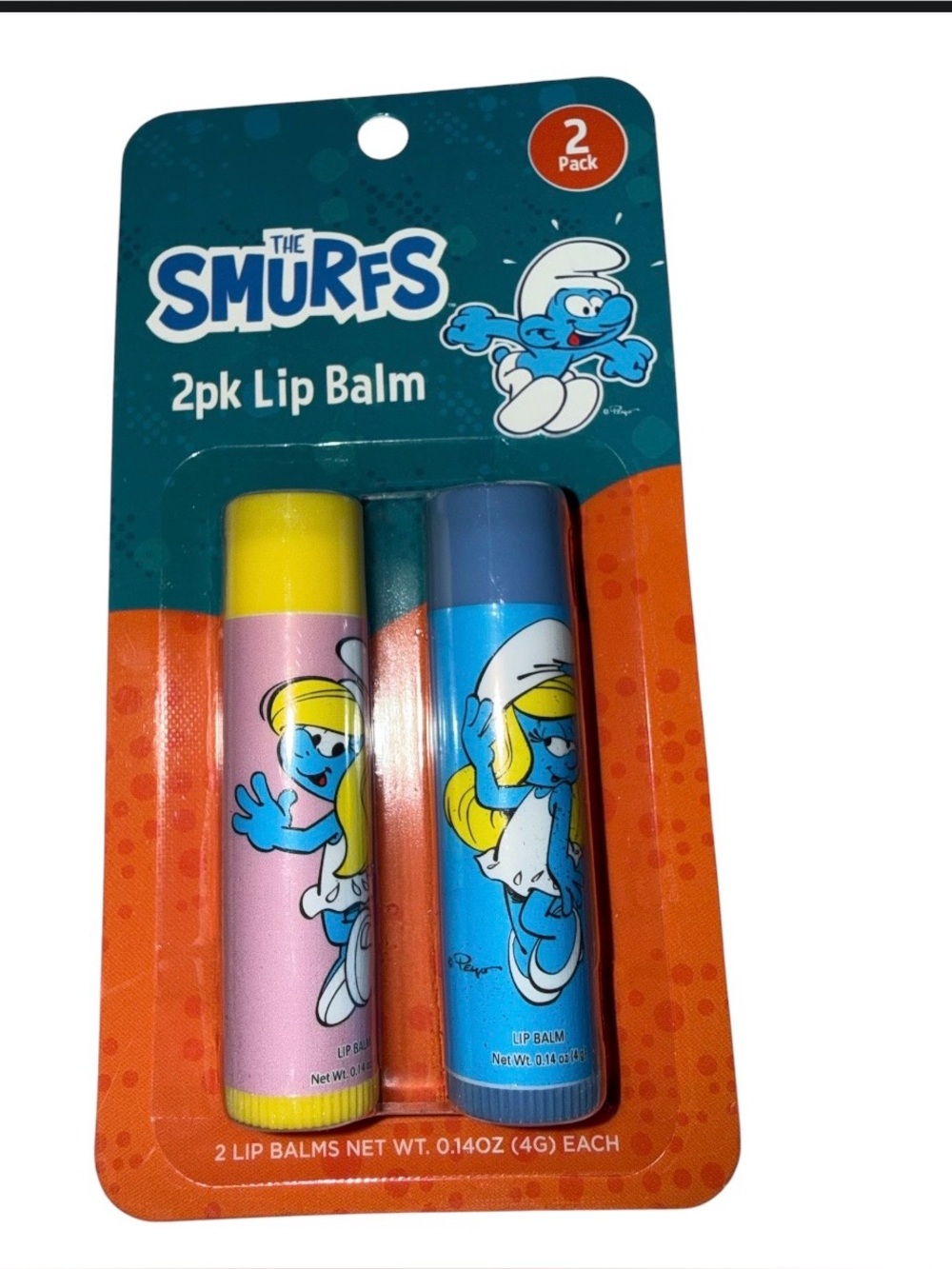 Smurfs 2pk Lip Balm